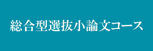 総合型選抜小論文コース